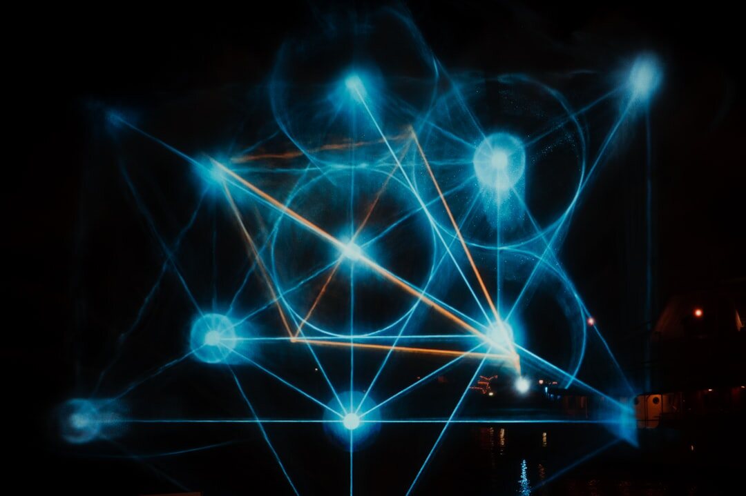 futuristic business networking